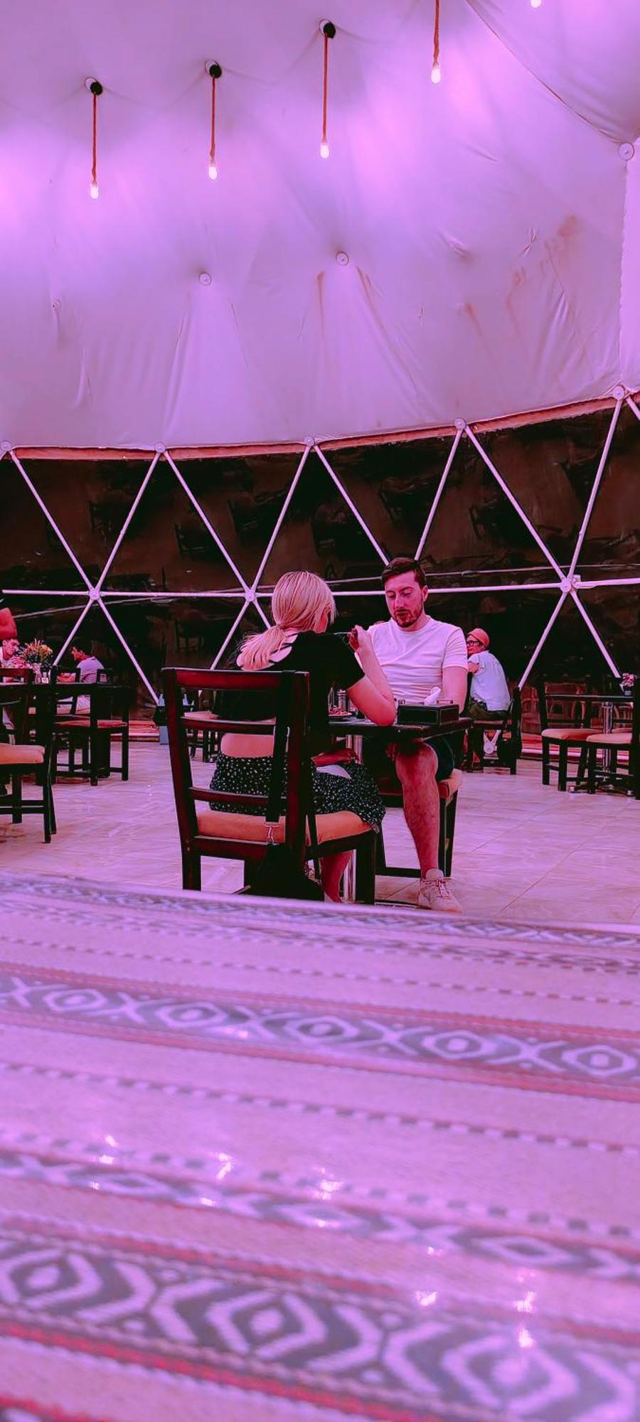 Titanic Camp Acomodação com café da manhã Wadi Rum Exterior foto