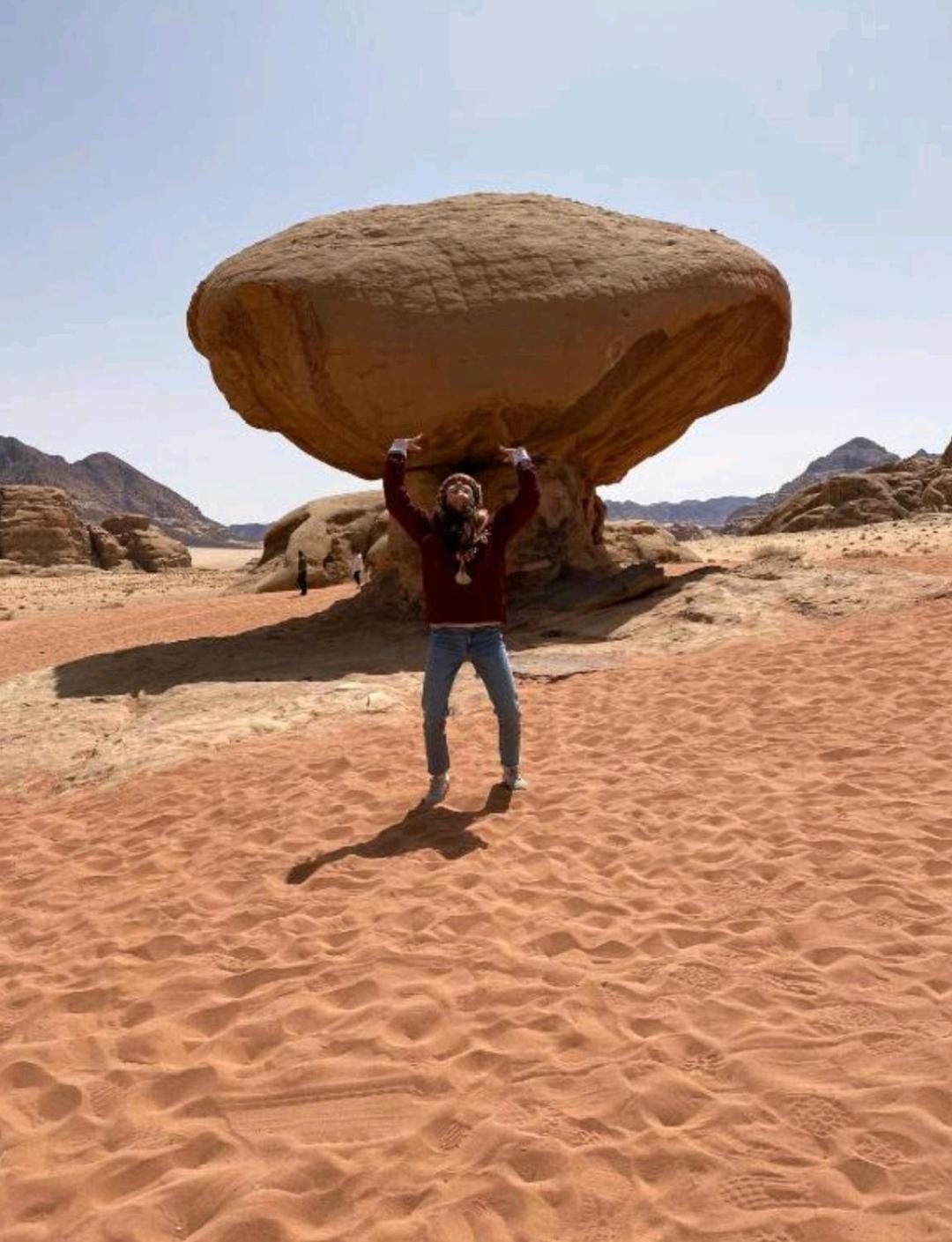 Titanic Camp Acomodação com café da manhã Wadi Rum Exterior foto