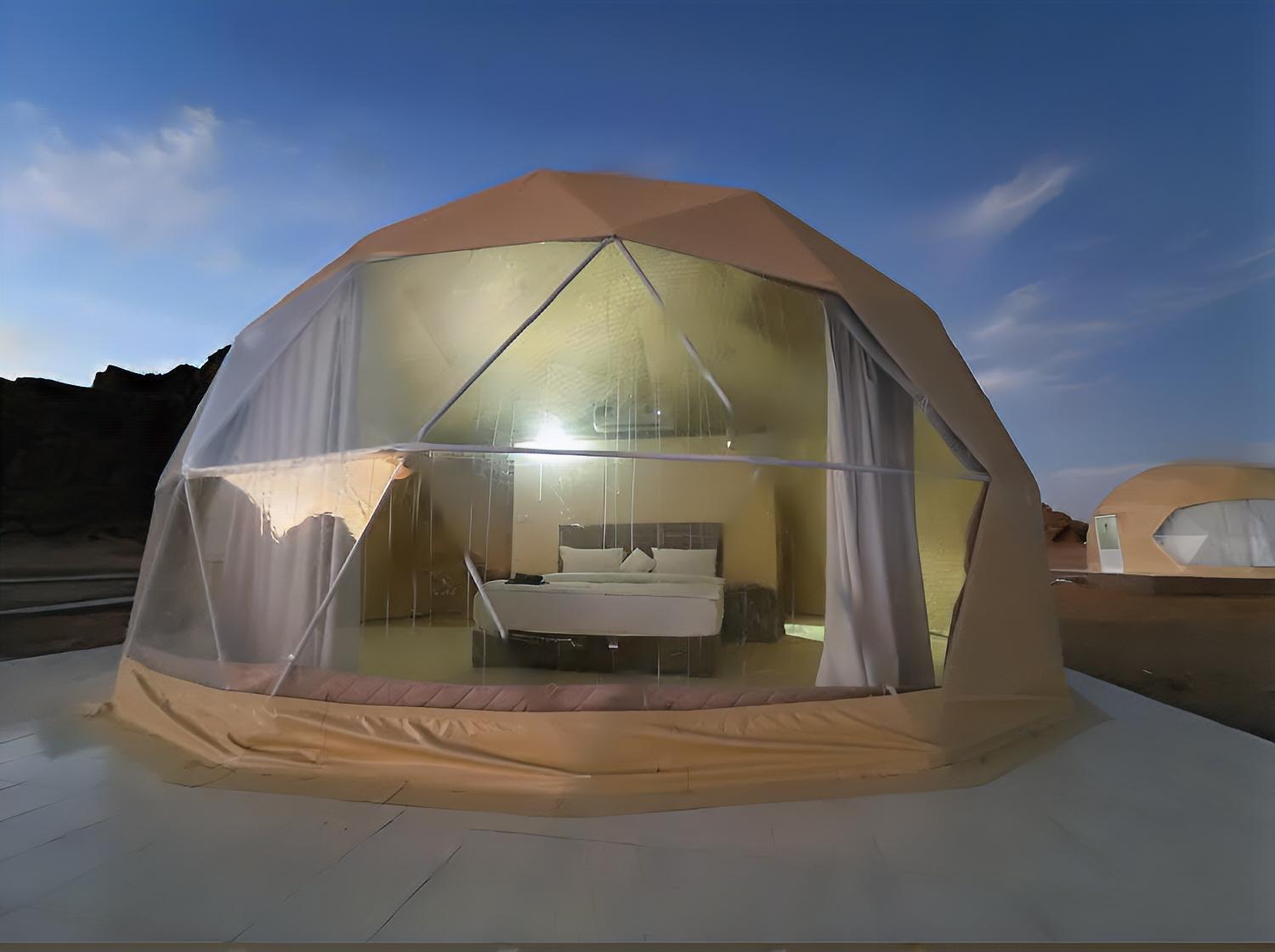 Titanic Camp Acomodação com café da manhã Wadi Rum Exterior foto