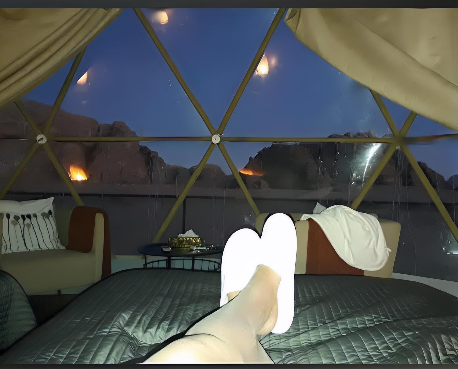 Titanic Camp Acomodação com café da manhã Wadi Rum Exterior foto